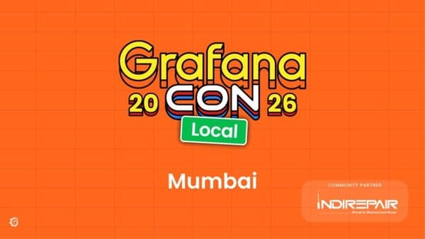 GrafanaCON Local meetup: Mumbai, Sat, Jun 13, 2026, 3:00 PM   | Meetup